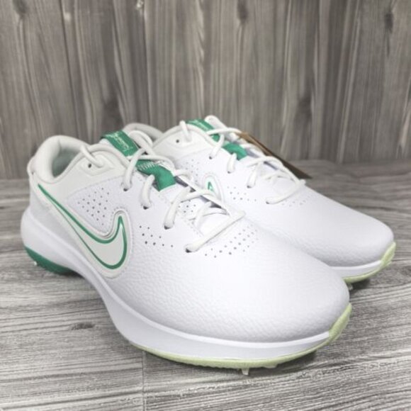 Nike Victory Pro 3 Wide Fit Golf Shoes White/GreenDX9028-103 Men\'s Size10.5 NEW main image 10